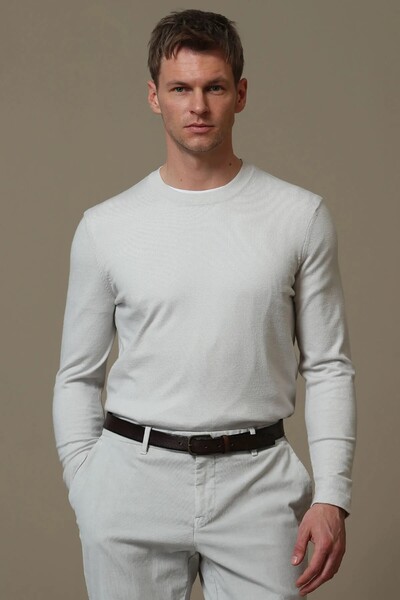 Speed ​​Men's Sweater Ecru 
