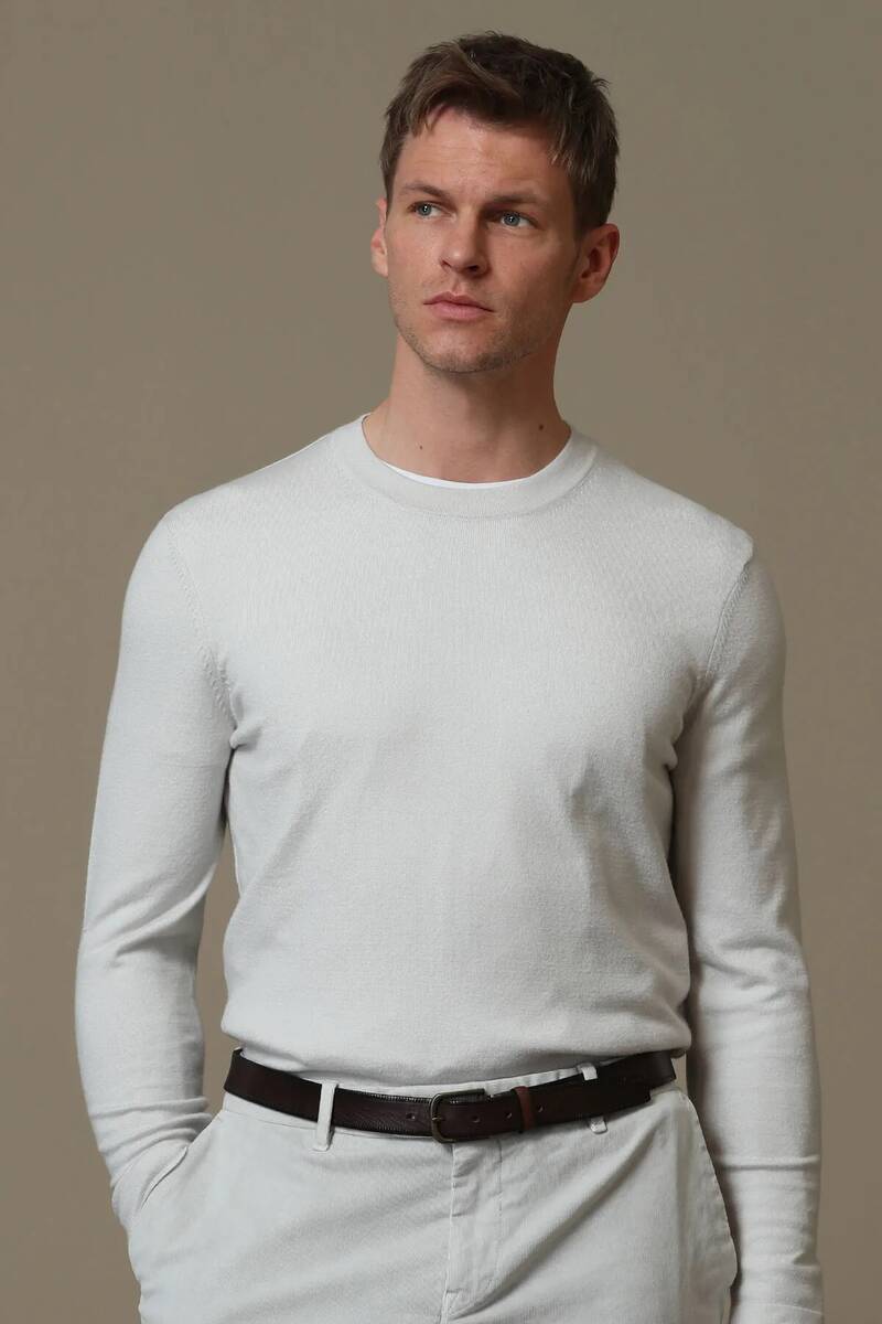 Speed ​​Men's Sweater Ecru - 3