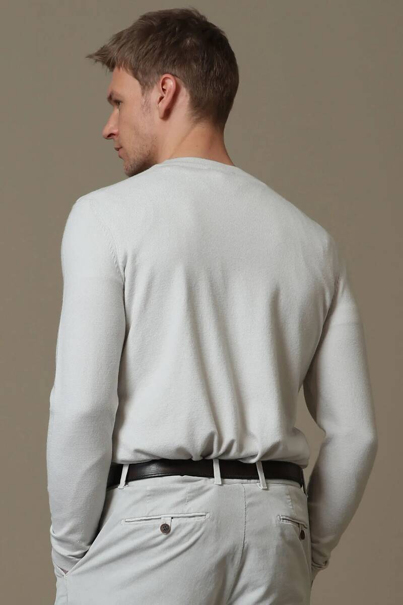 Speed ​​Men's Sweater Ecru - 6