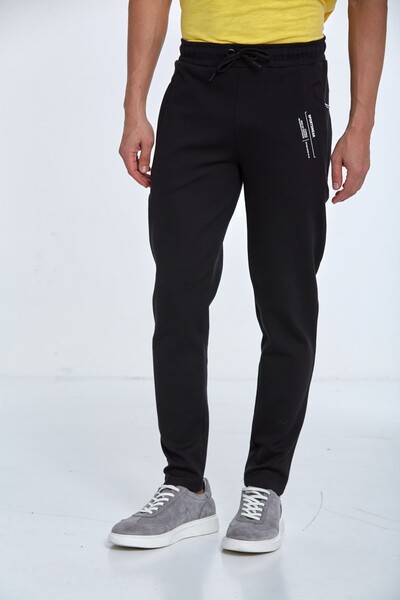 VOLTAJ - Sportswear Printed Zipper Pocket Sweatpants