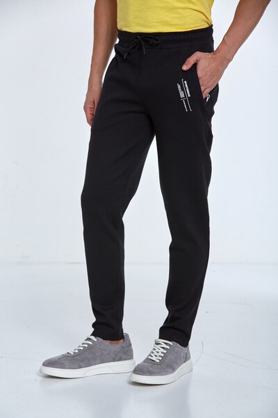 VOLTAJ - Sportswear Printed Zipper Pocket Sweatpants (1)