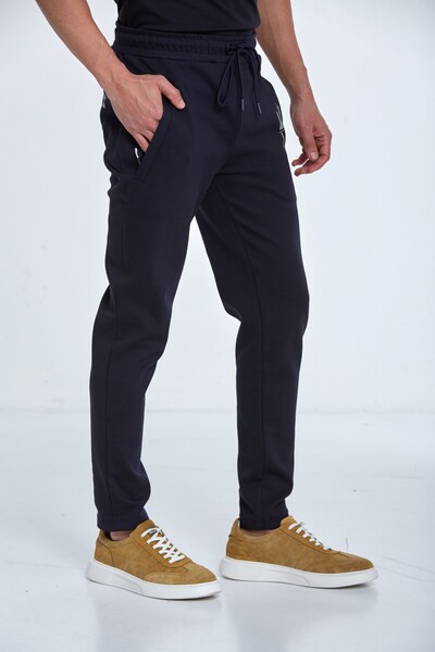 Sportswear Printed Zipper Pocket Sweatpants - Thumbnail