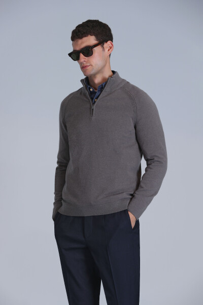 Stavan Men's Sweater Mink - LUFIAN