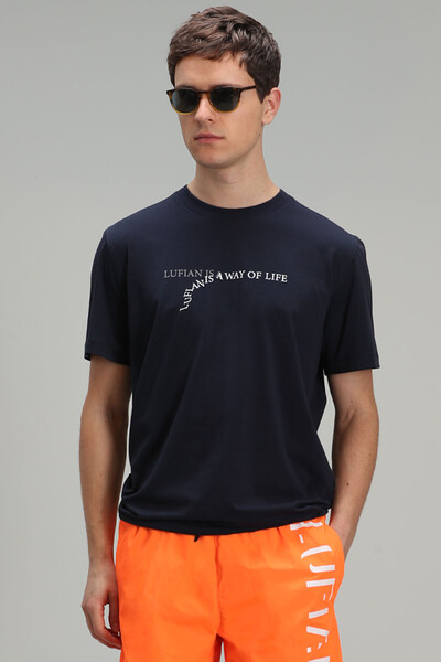 Lufian - Stewart Modern Grafik T- Shirt