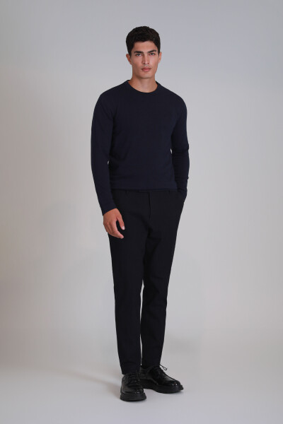 Stone Erkek Kazak Lacivert - LUFIAN (1)