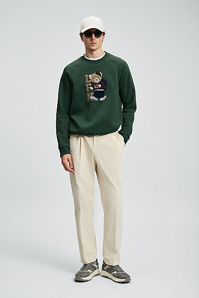 Storm Erkek Sweatshirt Çimen Yeşili 