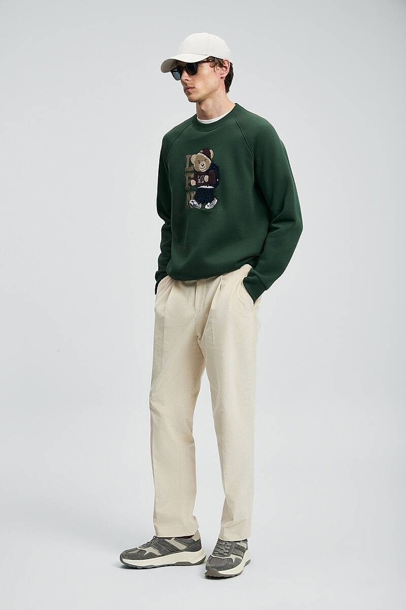 Storm Erkek Sweatshirt Çimen Yeşili - 2