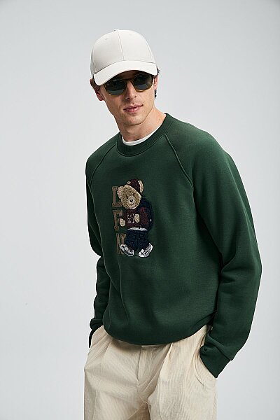Storm Erkek Sweatshirt Çimen Yeşili - 3