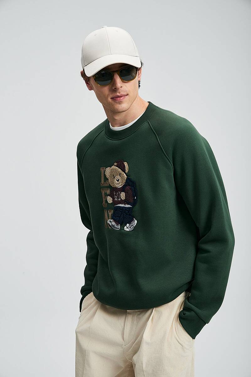 Storm Erkek Sweatshirt Çimen Yeşili - 3