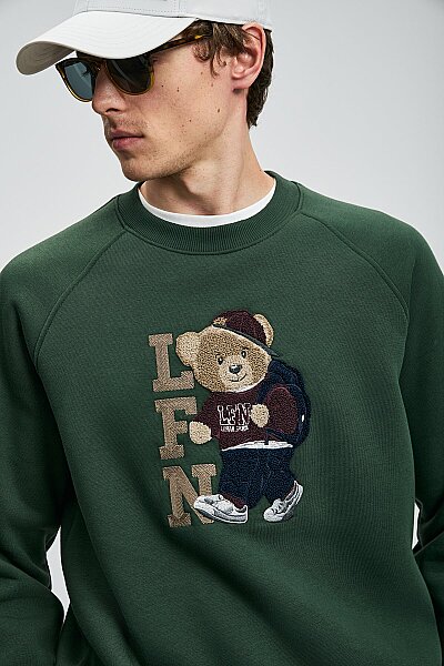 Storm Erkek Sweatshirt Çimen Yeşili - 5