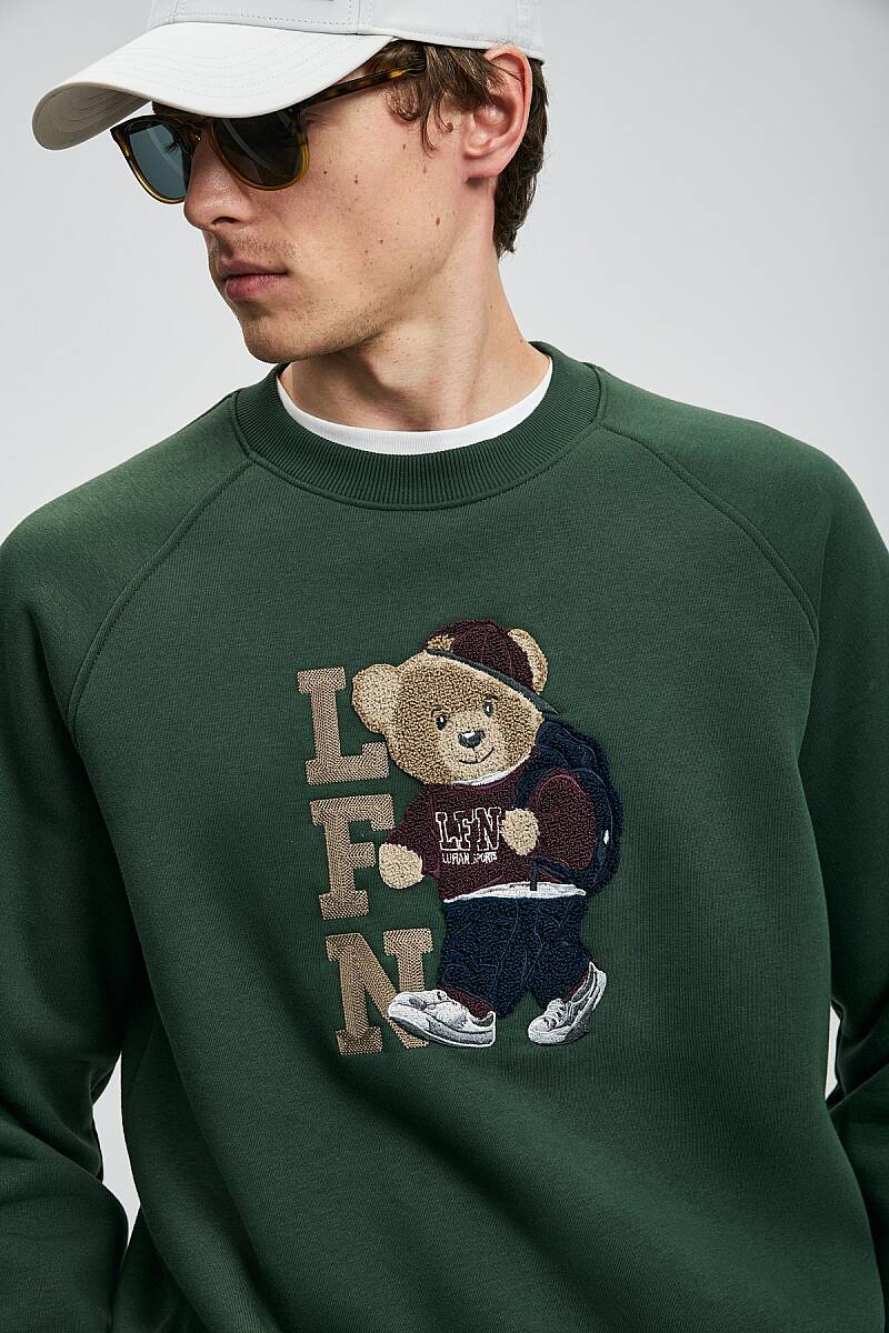 Storm Erkek Sweatshirt Çimen Yeşili - 5