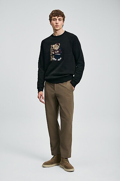 Storm Erkek Sweatshirt Siyah - 3