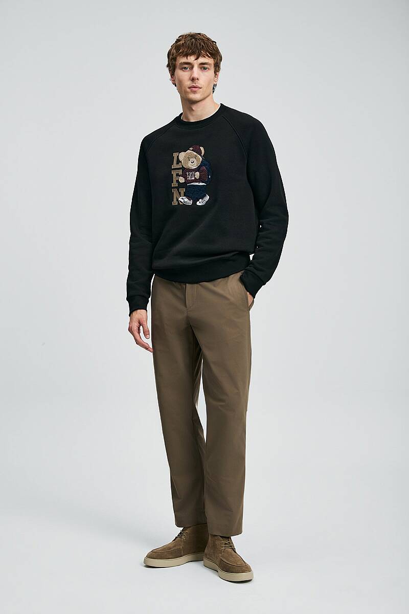 Storm Erkek Sweatshirt Siyah - 3