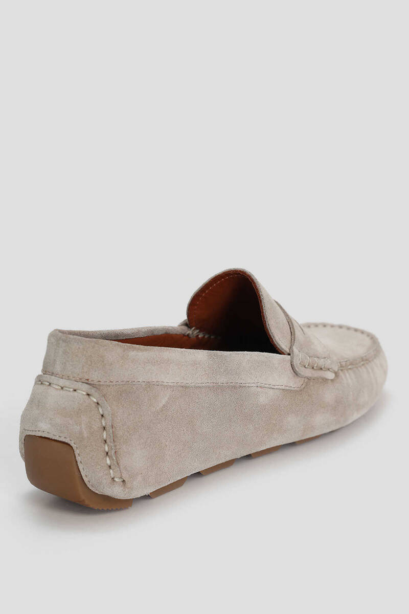 Stroll Erkek Deri Loafer Ayakkabı Taş - 3