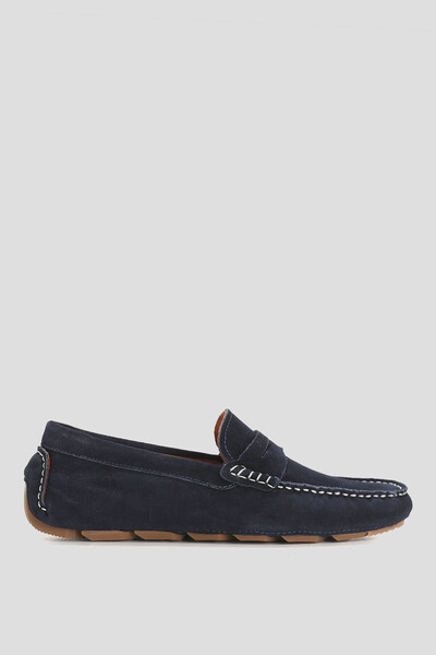 Stroll Men's Leather Loafer Shoes - Thumbnail