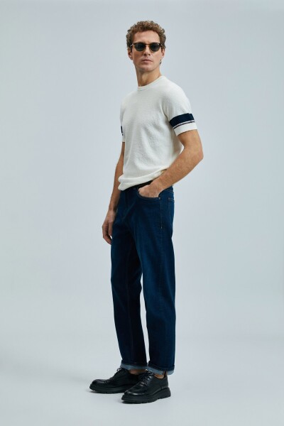 Ted Erkek Pamuklu Kazak Kırık Beyaz - 3