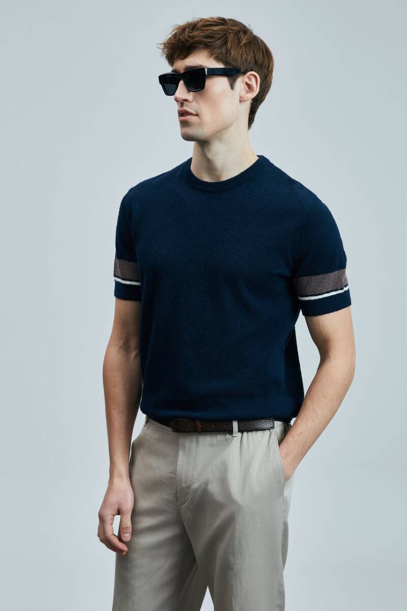 Ted Erkek Pamuklu Kazak Lacivert - 3