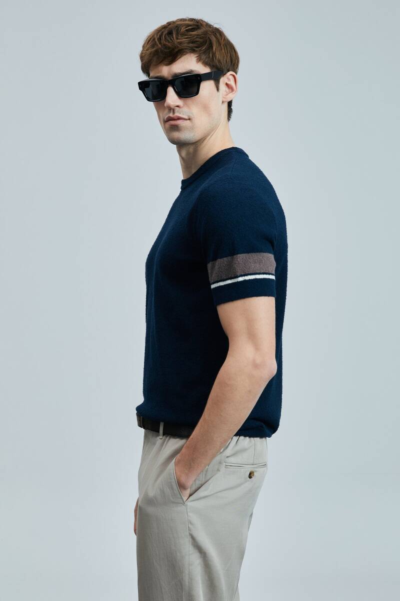 Ted Erkek Pamuklu Kazak Lacivert - 5