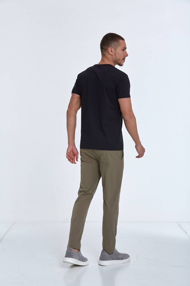 Terra Baskılı Erkek Tişört Lacivert - 5