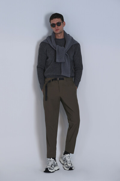 Terra Men's Sweater Anthracite - LUFIAN (1)