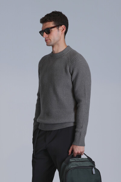 Terra Men's Sweater Smoke Green - 5