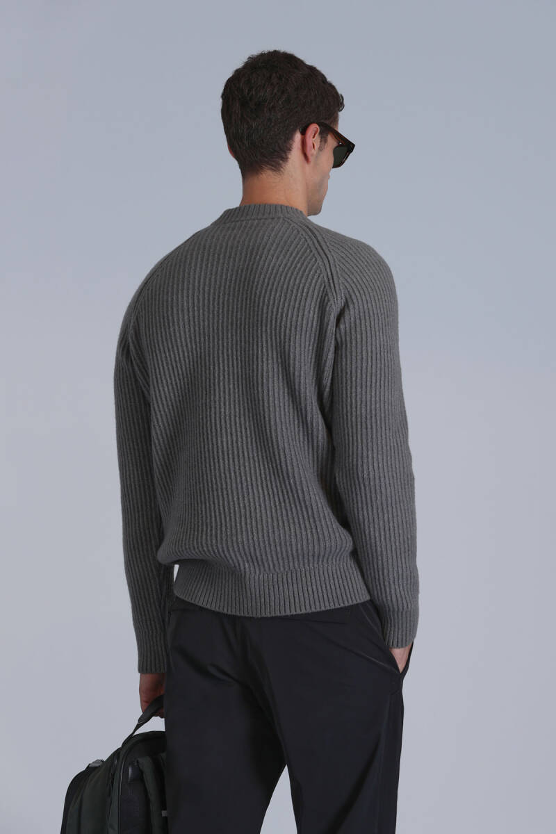 Terra Men's Sweater Smoke Green - 6