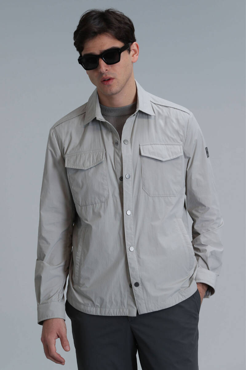 Terry Men's Coat Gray - 1
