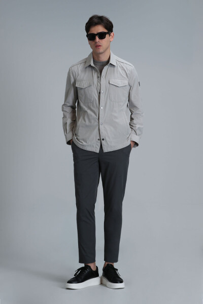 Terry Men's Coat Gray - 2