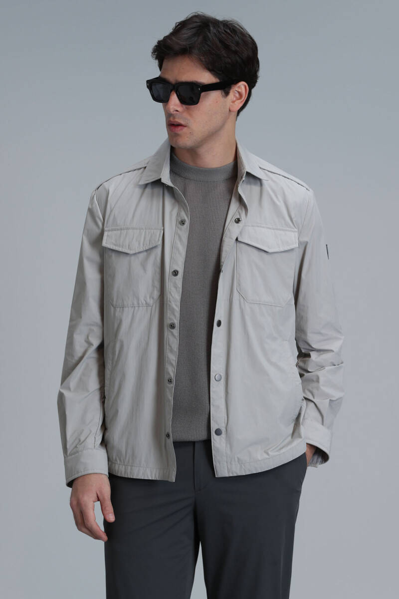 Terry Men's Coat Gray - 3