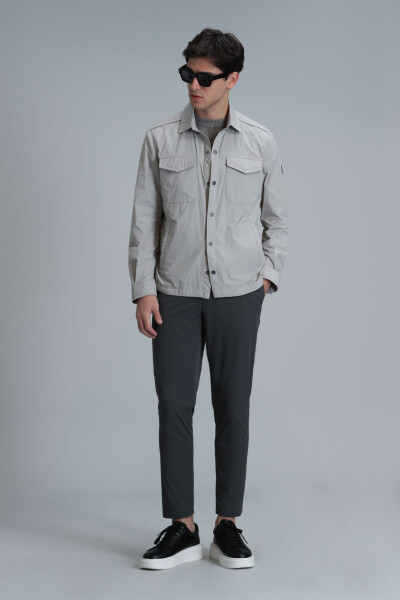 Terry Men's Coat Gray - 4