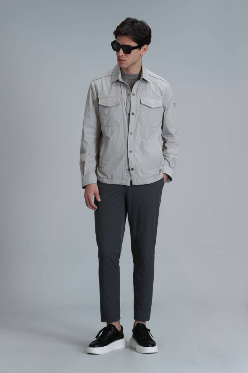 Terry Men's Coat Gray - 4