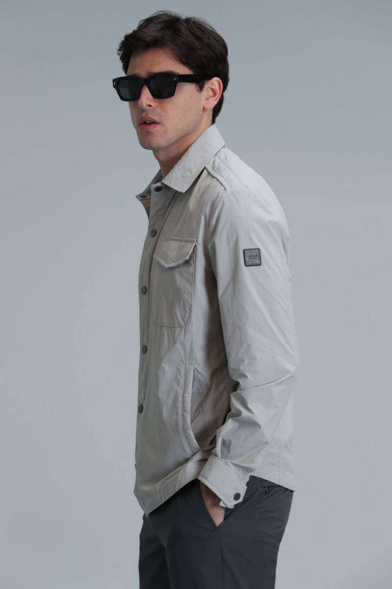 Terry Men's Coat Gray - 5