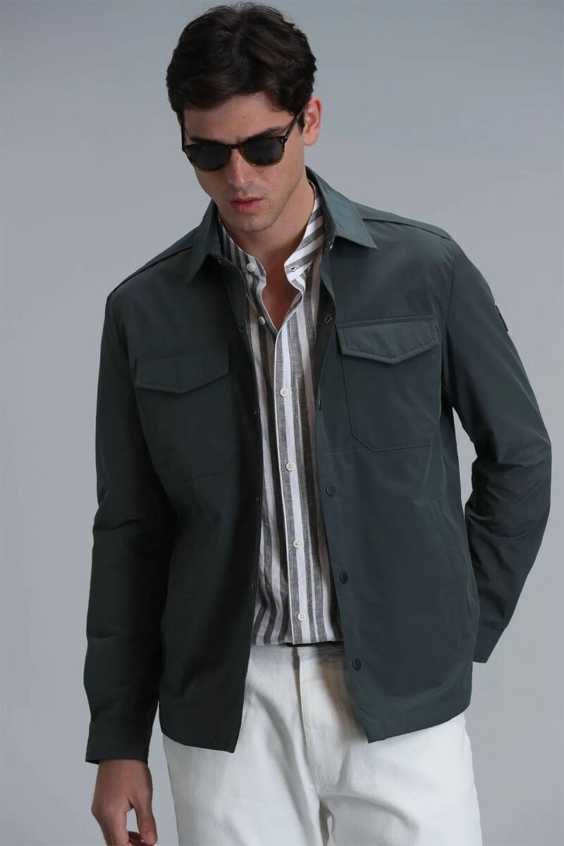 Terry Men's Coat Green - 1