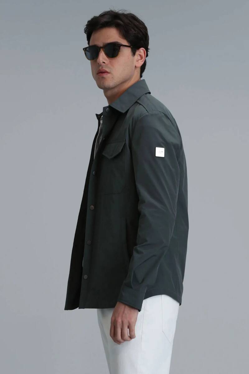 Terry Men's Coat Green - 4
