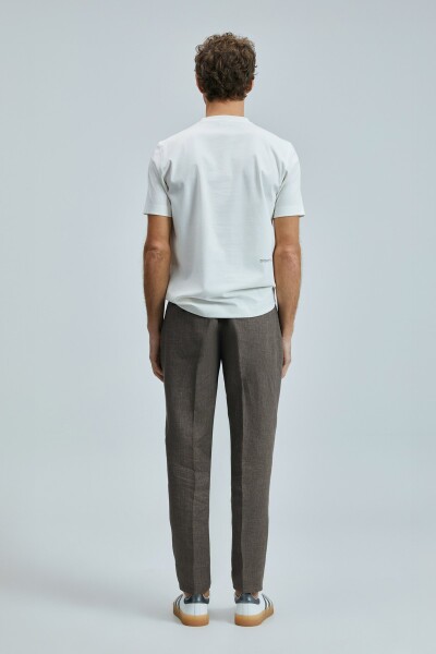 Thınk Modern Grafik T- Shirt Kırık Beyaz - 6