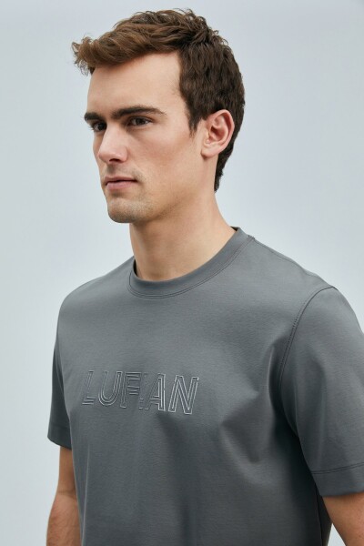 Thınk Modern Grafik T- Shirt Koyu Yeşil - 3