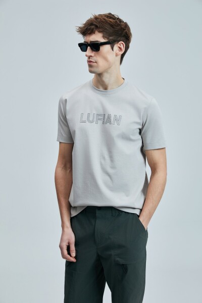 Thınk Modern Grafik T- Shirt Taş - 5