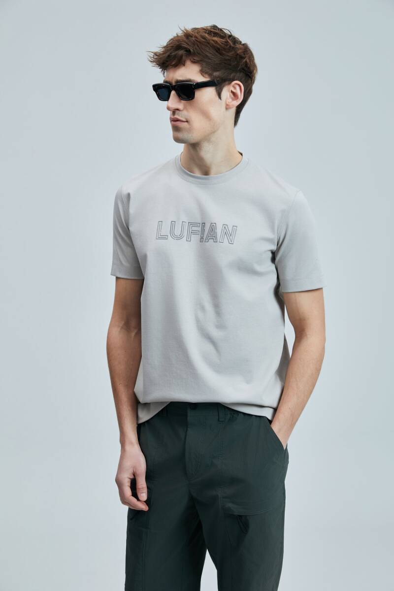 Thınk Modern Grafik T- Shirt Taş - 5