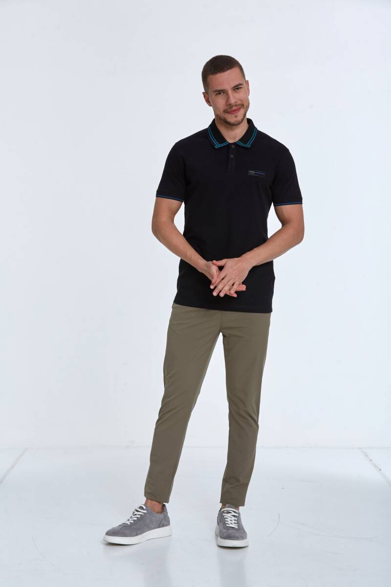 Thomas Polo Men's T-Shirt Black - 2