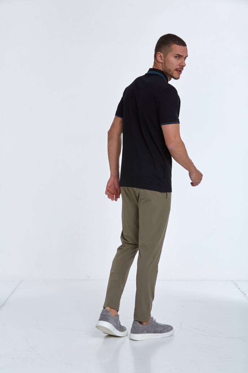 Thomas Polo Men's T-Shirt Black - 5