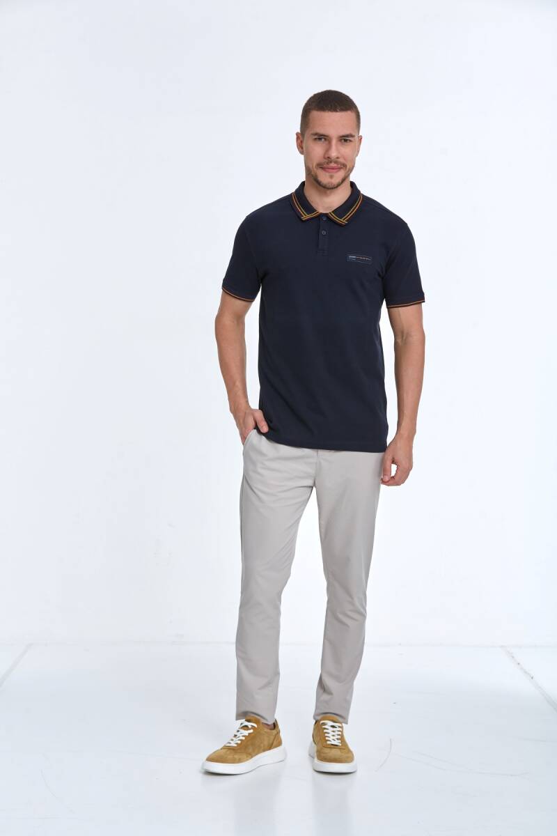 Thomas Polo Men's T-Shirt Navy Blue - 2