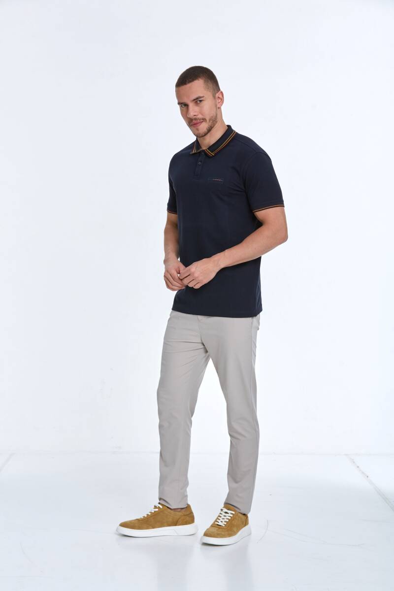 Thomas Polo Men's T-Shirt Navy Blue - 3