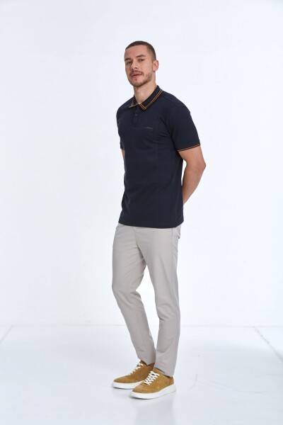 Thomas Polo Men's T-Shirt Navy Blue - 4