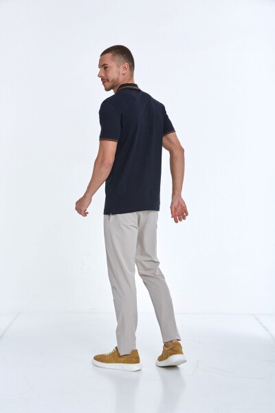 Thomas Polo Men's T-Shirt Navy Blue - 5