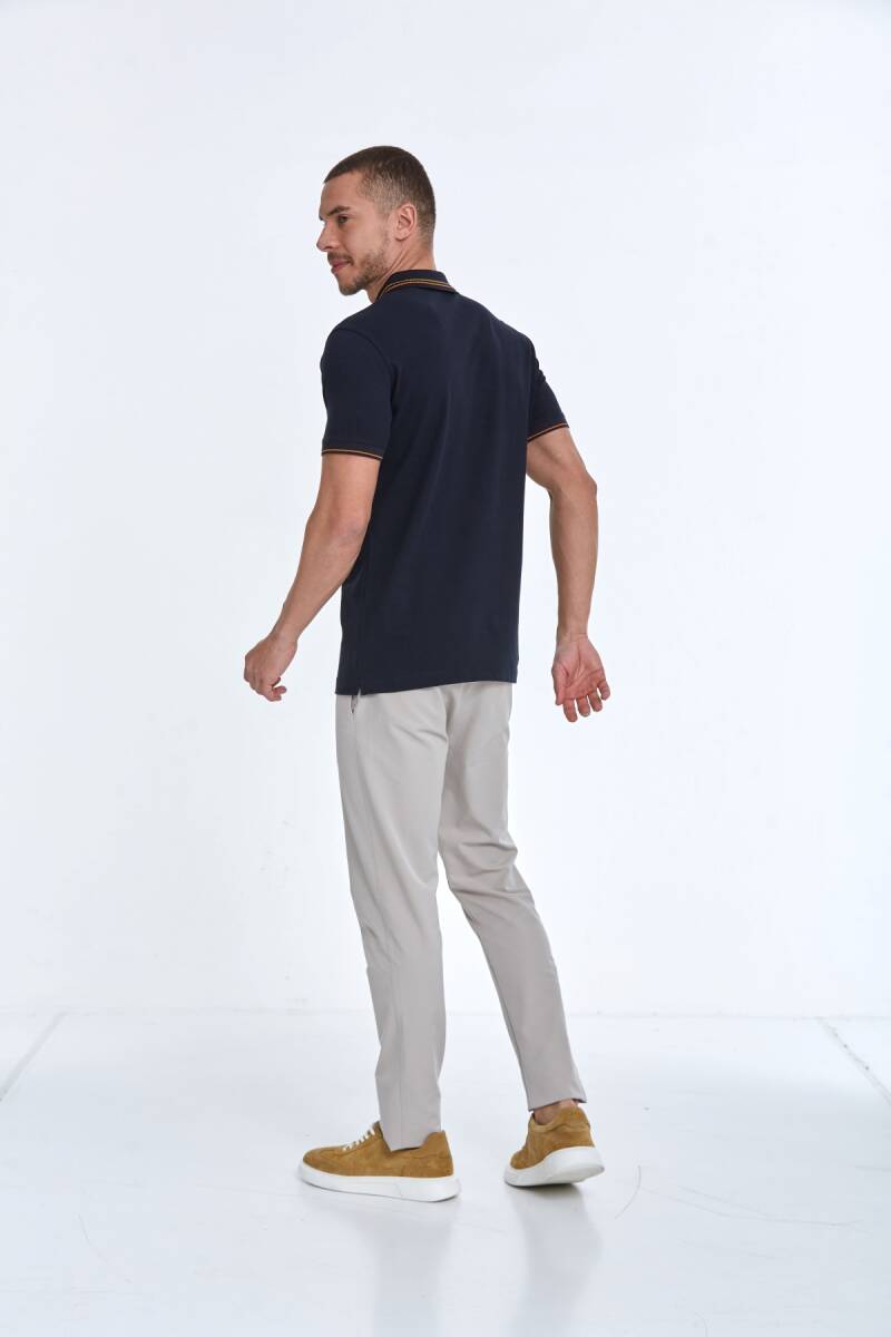 Thomas Polo Men's T-Shirt Navy Blue - 5