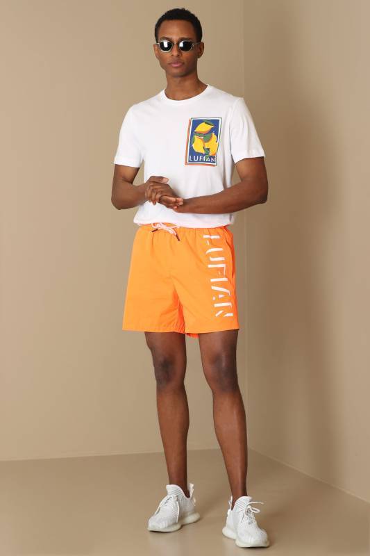 Thor Men's Swim Shorts Orange - 1
