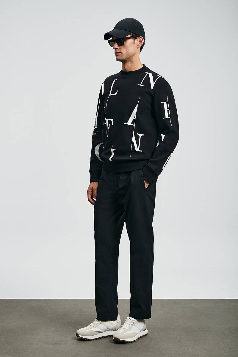 Tıffany Erkek Sweatshirt Siyah - 2