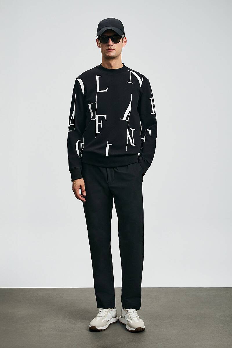 Tıffany Erkek Sweatshirt Siyah - 5