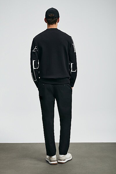 Tıffany Erkek Sweatshirt Siyah - 6