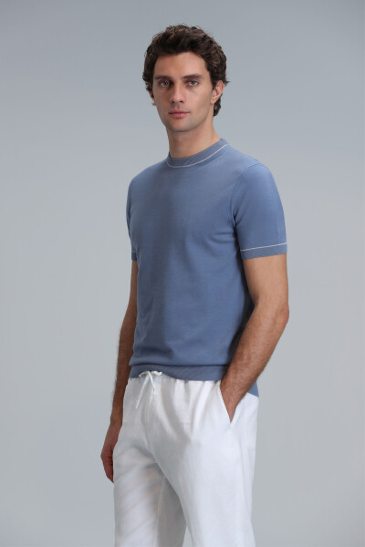 Tıno Men's Sweater Dark Blue 